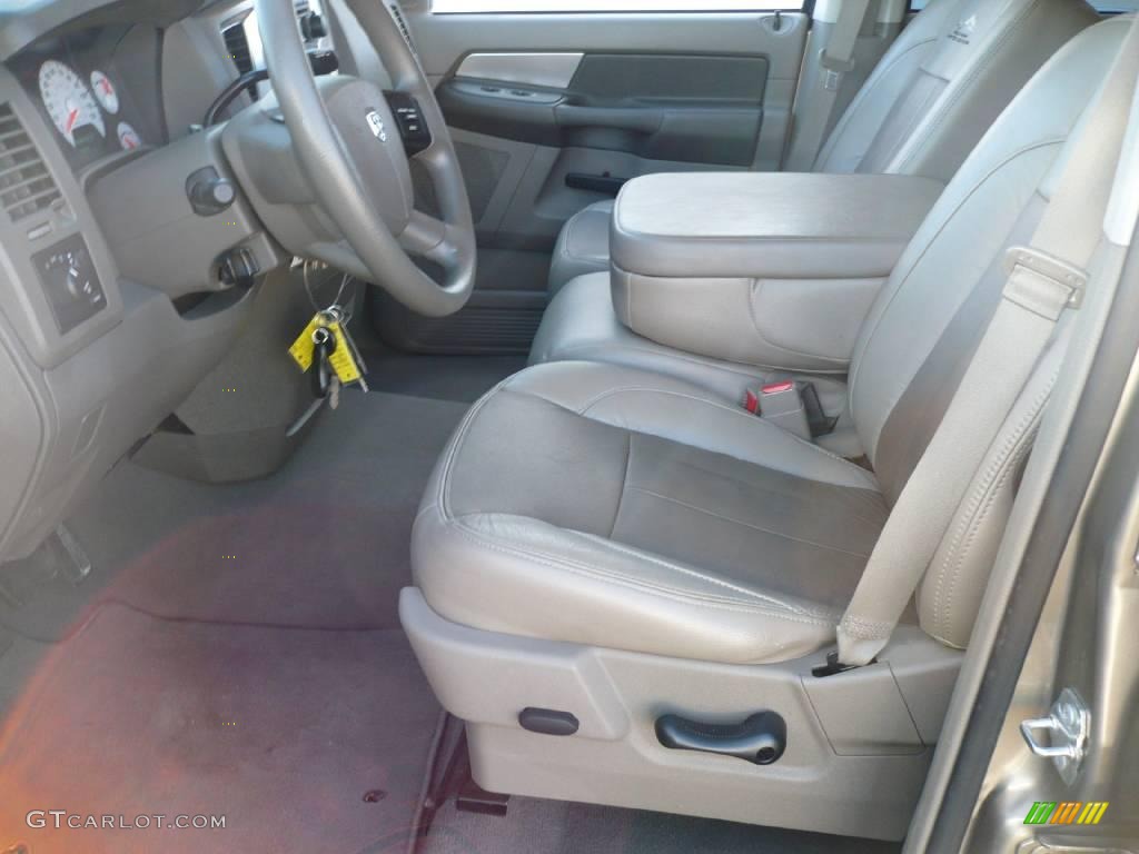 2008 Ram 1500 Big Horn Edition Quad Cab 4x4 - Light Khaki Metallic / Khaki photo #6