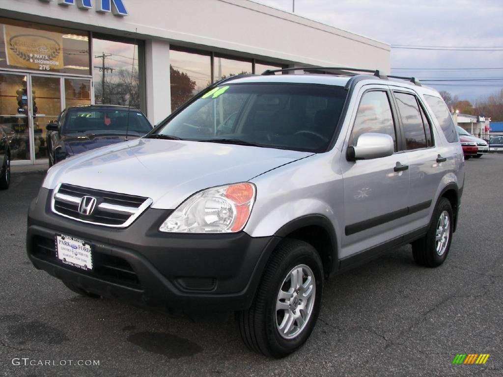 2004 CR-V EX 4WD - Satin Silver Metallic / Black photo #1