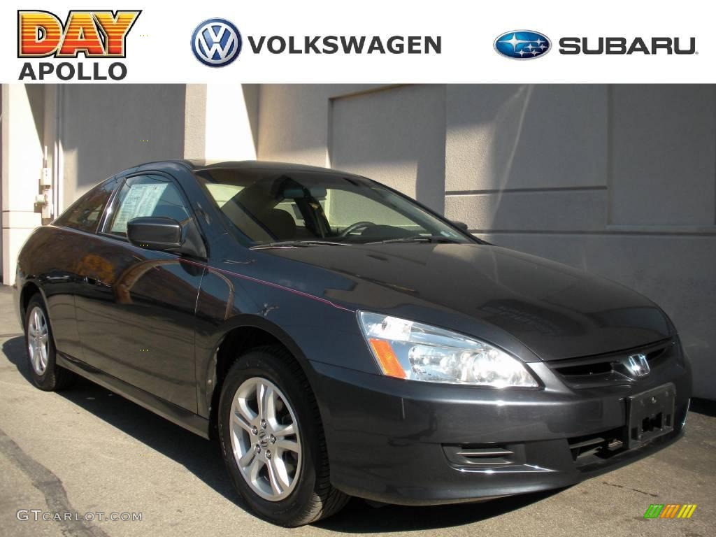2006 Accord EX Coupe - Graphite Pearl / Black photo #1