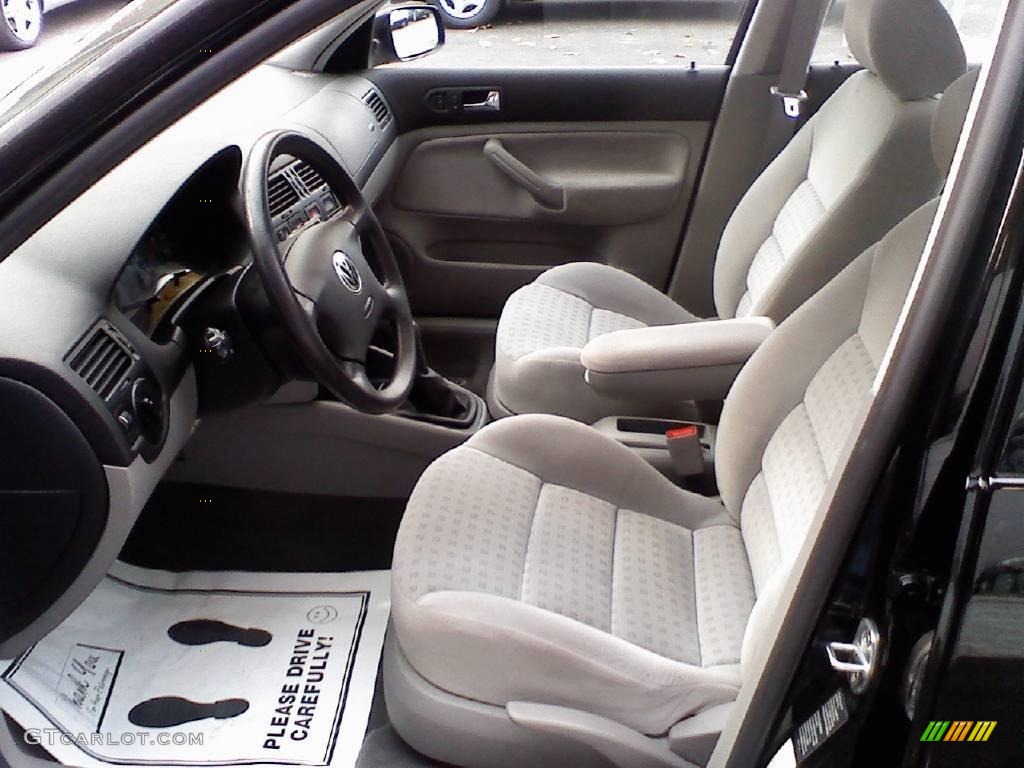 2003 Jetta GLS Sedan - Black / Grey photo #8