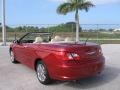 2008 Inferno Red Crystal Pearl Chrysler Sebring Limited Convertible  photo #21