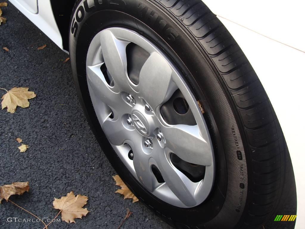 2009 Elantra GLS Sedan - Captiva White / Beige photo #7