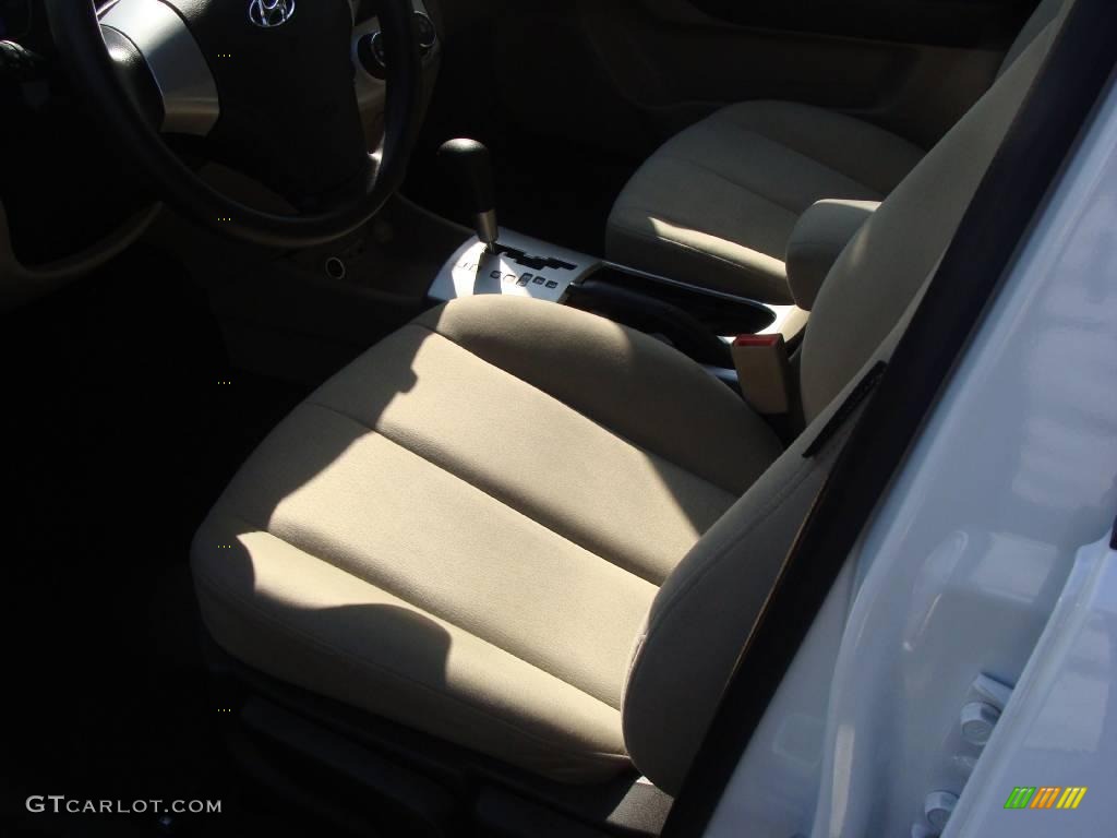 2009 Elantra GLS Sedan - Captiva White / Beige photo #11