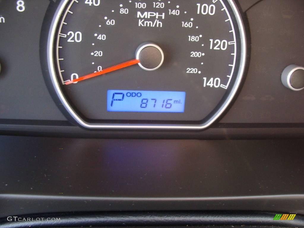 2009 Elantra GLS Sedan - Captiva White / Beige photo #22