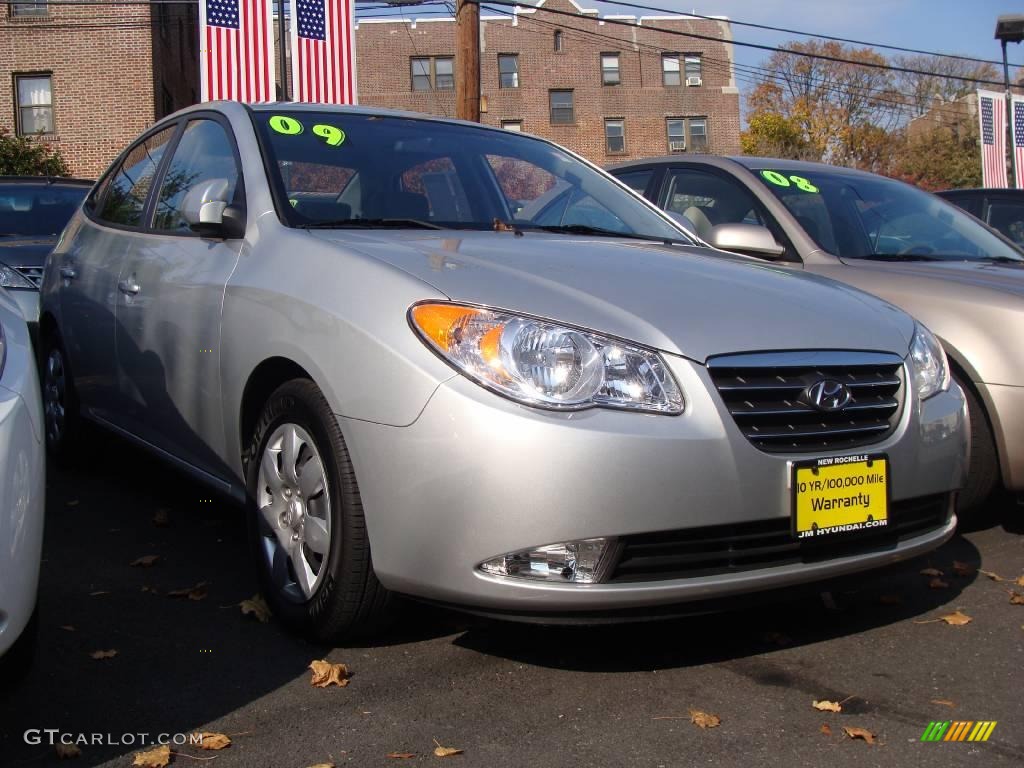 2009 Elantra GLS Sedan - Quicksilver / Gray photo #1