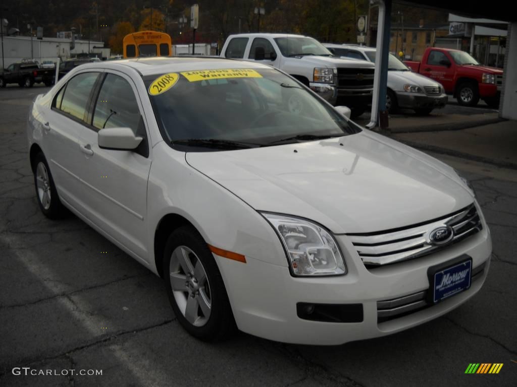 2008 Fusion SE V6 - White Suede / Charcoal Black photo #20