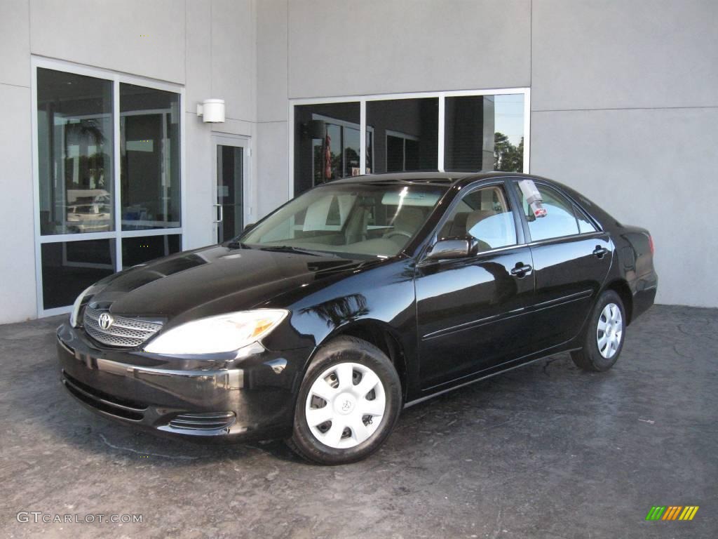 2004 Camry LE - Black / Stone photo #3