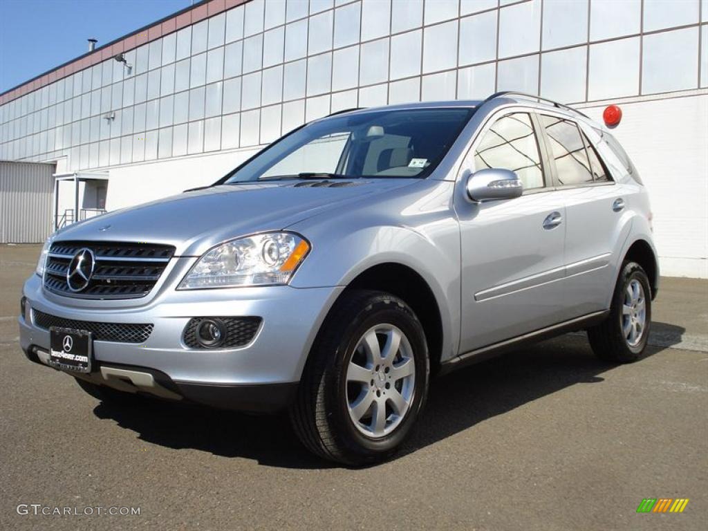 2007 ML 350 4Matic - Alpine Rain Metallic / Ash Grey photo #1