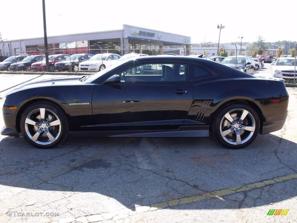 2010 Camaro SS/RS Coupe - Black / Black photo #2