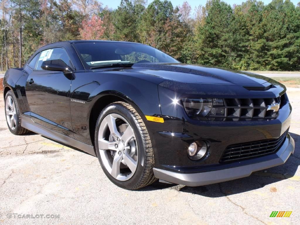 2010 Camaro SS/RS Coupe - Black / Black photo #7