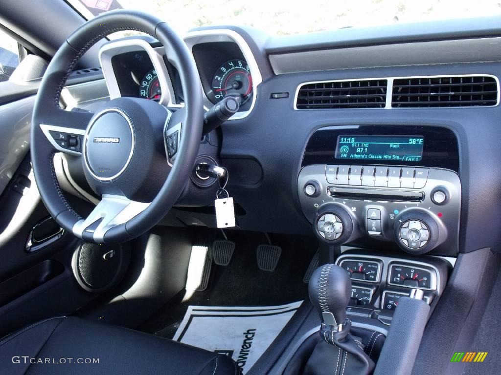 2010 Camaro SS/RS Coupe - Black / Black photo #13