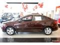 2010 Dark Cherry Kia Forte EX  photo #3