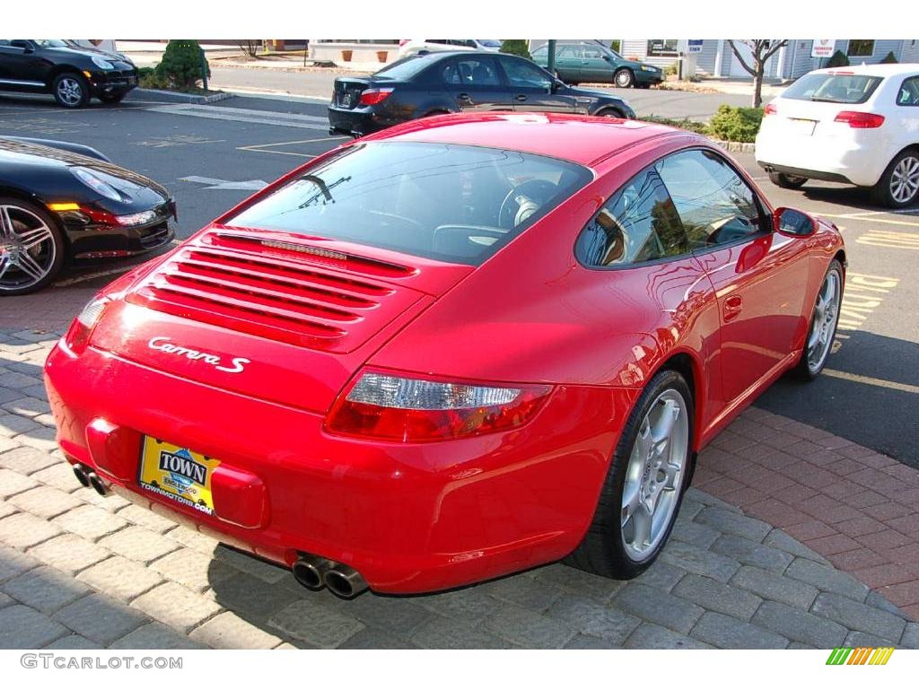 2006 911 Carrera S Coupe - Guards Red / Black photo #7