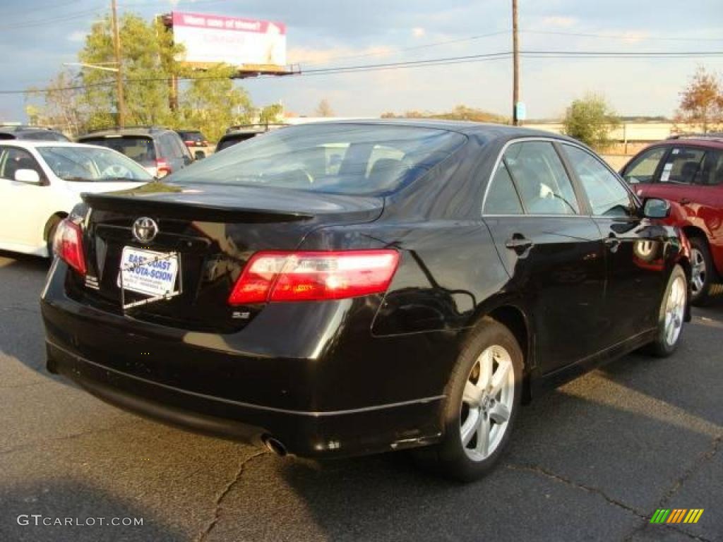 2007 Camry SE - Black / Dark Charcoal photo #3