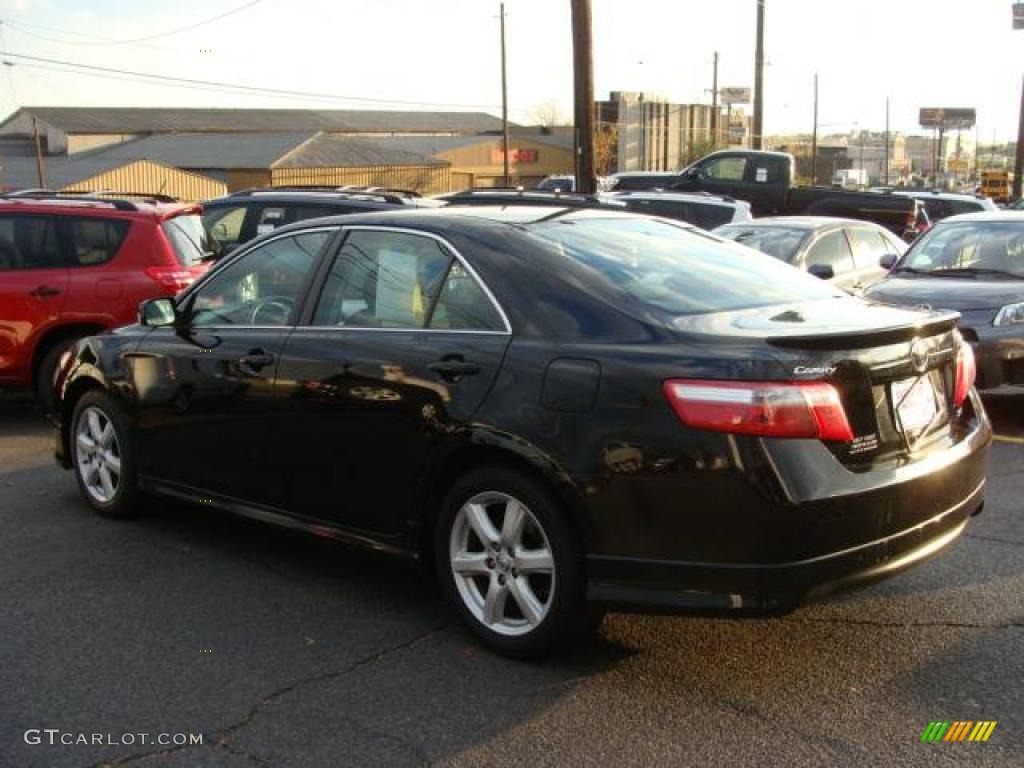 2007 Camry SE - Black / Dark Charcoal photo #5
