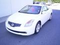 2008 Winter Frost Pearl Nissan Altima 2.5 S Coupe  photo #1