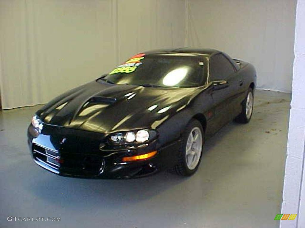 1999 Camaro Z28 Coupe - Black / Dark Gray photo #3