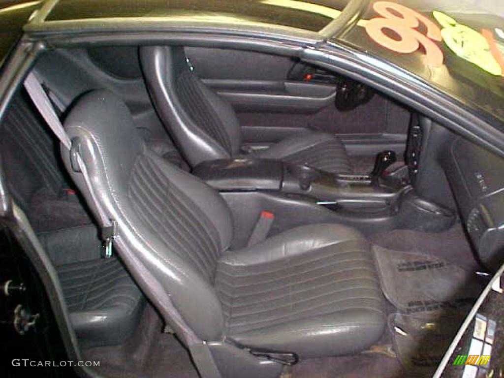 1999 Camaro Z28 Coupe - Black / Dark Gray photo #8
