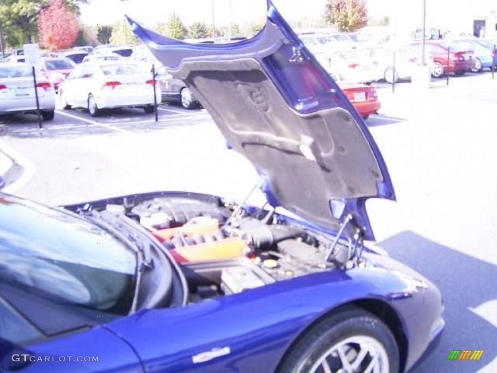 2004 Corvette Z06 - LeMans Blue Metallic / Black photo #17
