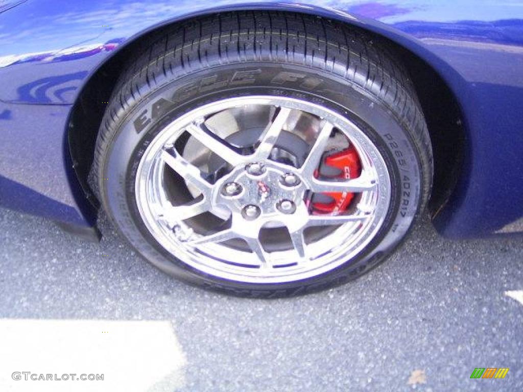 2004 Corvette Z06 - LeMans Blue Metallic / Black photo #20