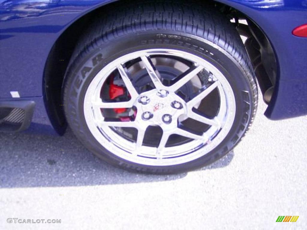 2004 Corvette Z06 - LeMans Blue Metallic / Black photo #21