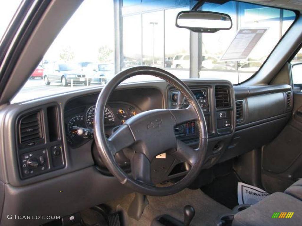 2003 Silverado 1500 Extended Cab 4x4 - Light Pewter Metallic / Dark Charcoal photo #10