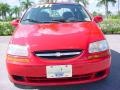 2004 Victory Red Chevrolet Aveo LS Sedan  photo #8