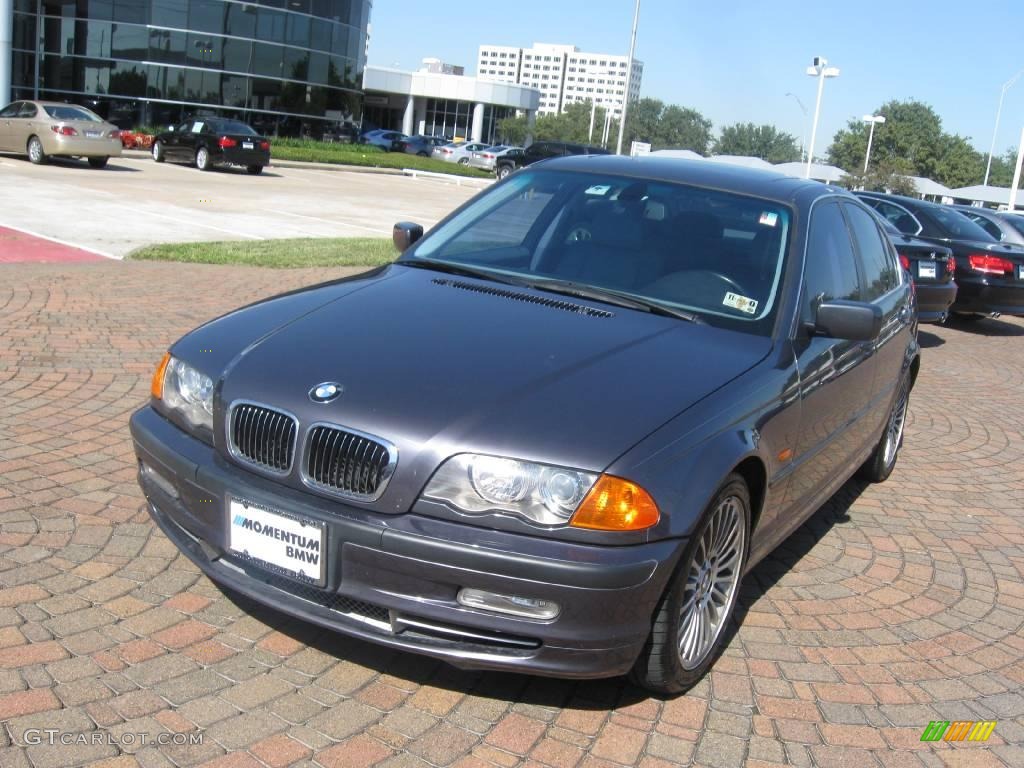 2001 3 Series 330i Sedan - Steel Grey Metallic / Grey photo #3