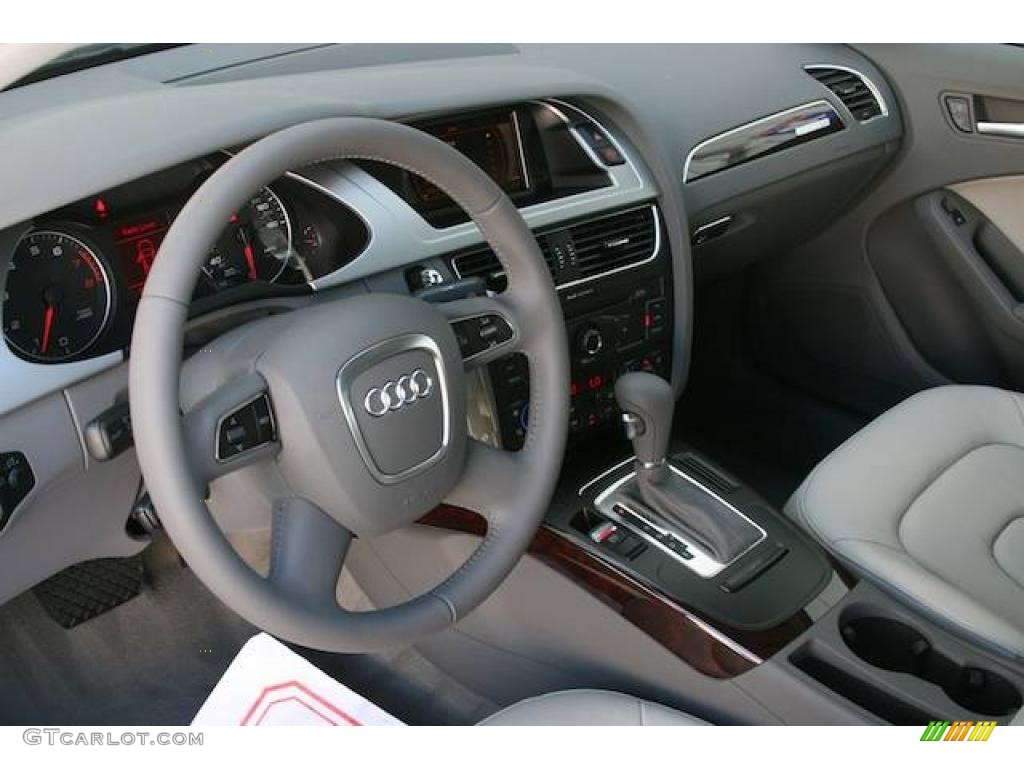 2010 A4 2.0T quattro Sedan - Deep Sea Blue Pearl Effect / Light Gray photo #11