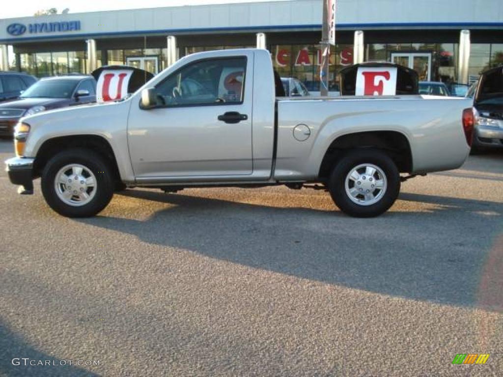 2007 Colorado Work Truck Regular Cab - Silver Birch Metallic / Medium Pewter photo #2