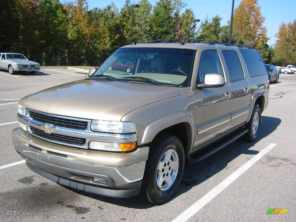 2005 Suburban 1500 LT - Sandstone Metallic / Tan/Neutral photo #1