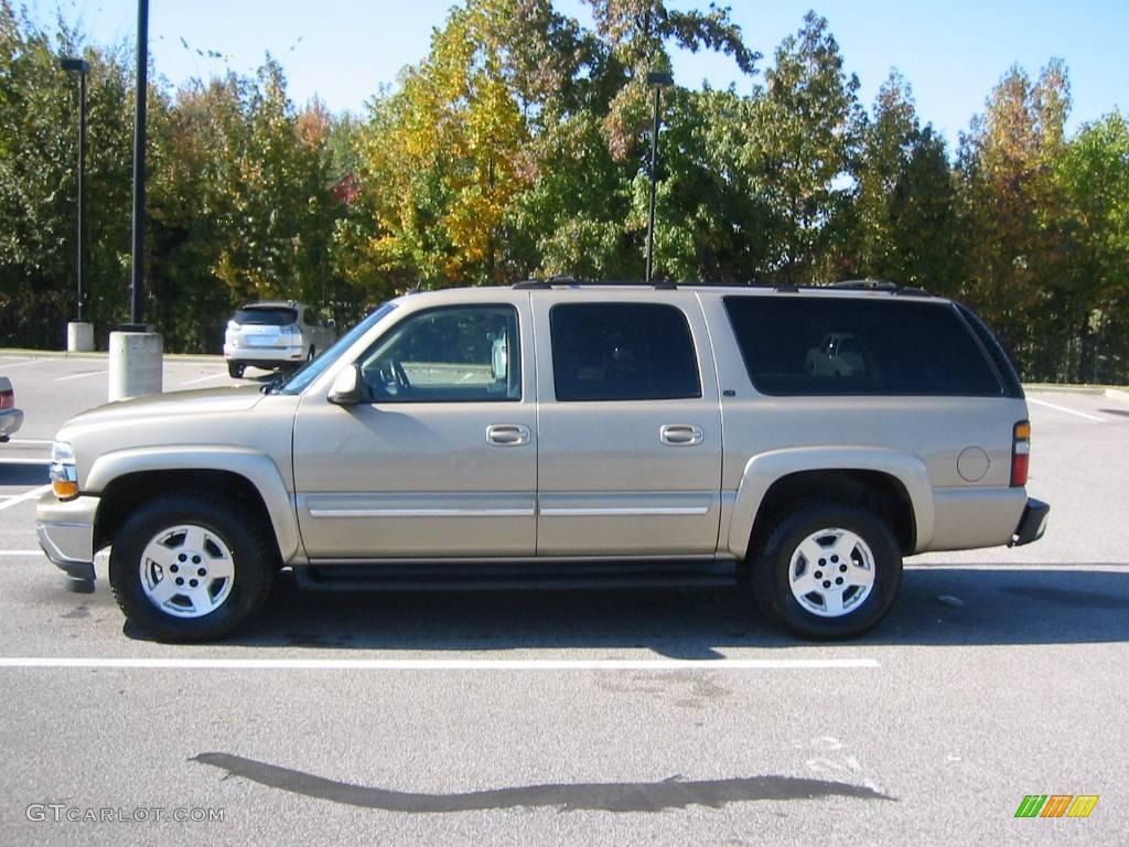 2005 Suburban 1500 LT - Sandstone Metallic / Tan/Neutral photo #2