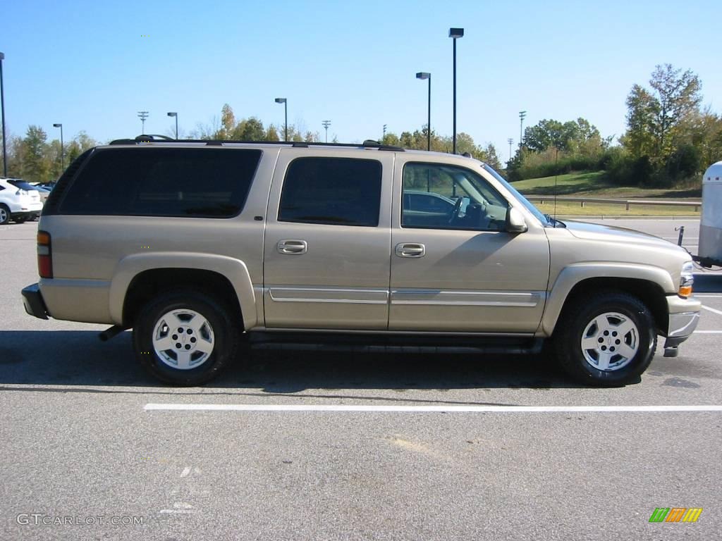 2005 Suburban 1500 LT - Sandstone Metallic / Tan/Neutral photo #6