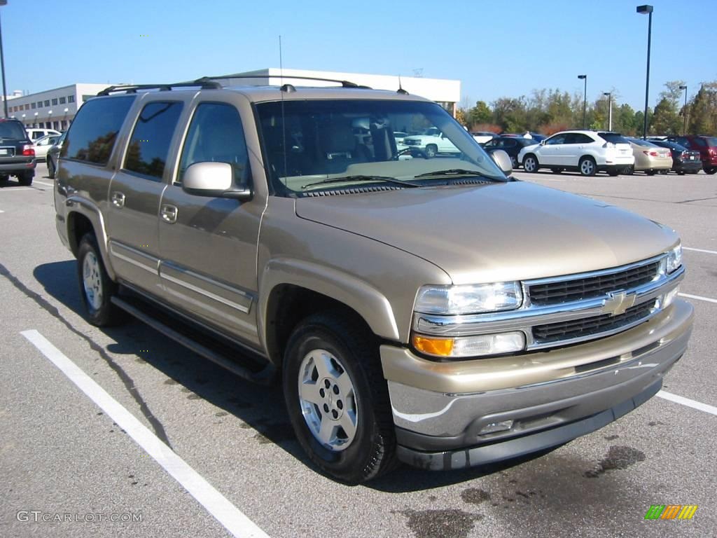 2005 Suburban 1500 LT - Sandstone Metallic / Tan/Neutral photo #7