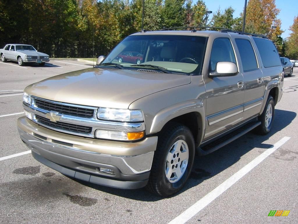 2005 Suburban 1500 LT - Sandstone Metallic / Tan/Neutral photo #9