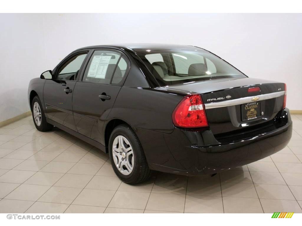 2006 Malibu LS Sedan - Black / Titanium Gray photo #5