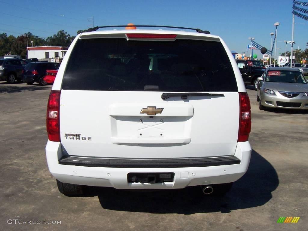 2007 Tahoe LTZ - Summit White / Dark Titanium/Light Titanium photo #4