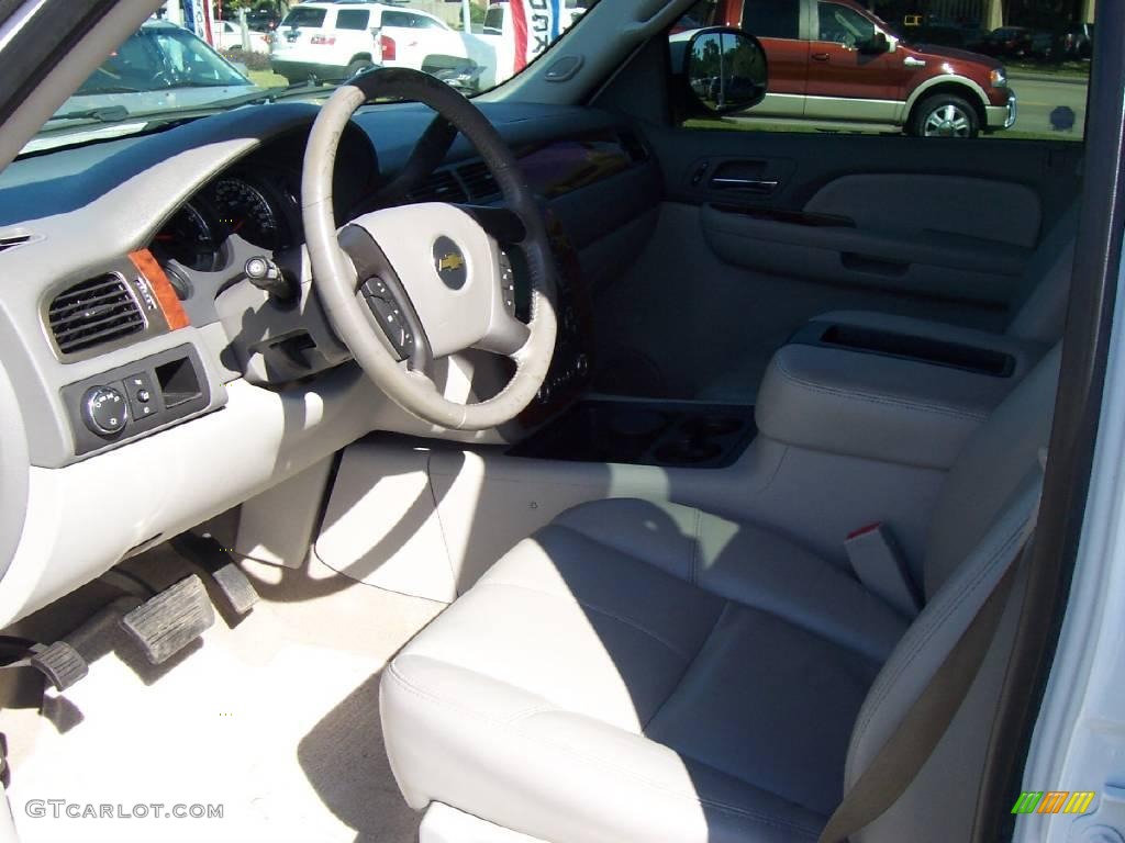 2007 Tahoe LTZ - Summit White / Dark Titanium/Light Titanium photo #7