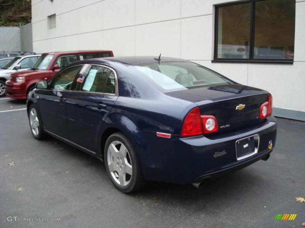2008 Malibu LT Sedan - Imperial Blue Metallic / Titanium Gray photo #2