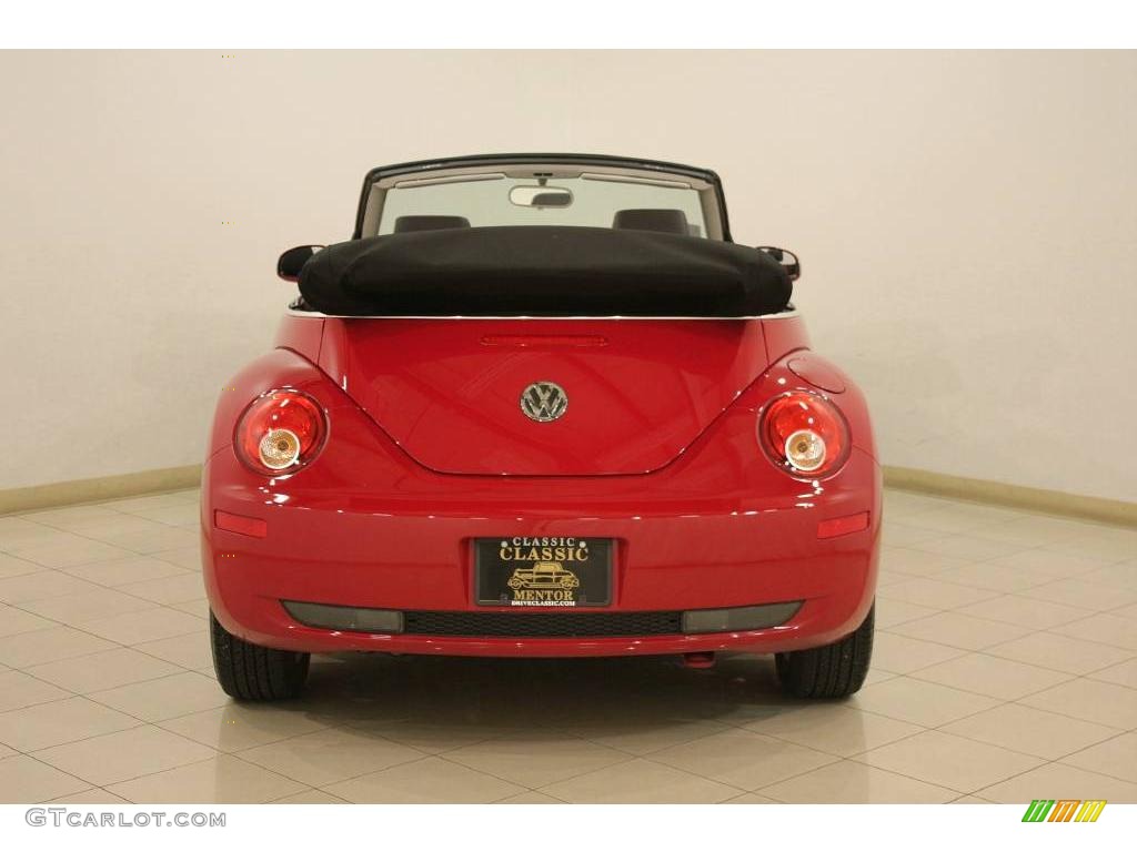 2009 New Beetle 2.5 Convertible - Salsa Red / Black photo #5