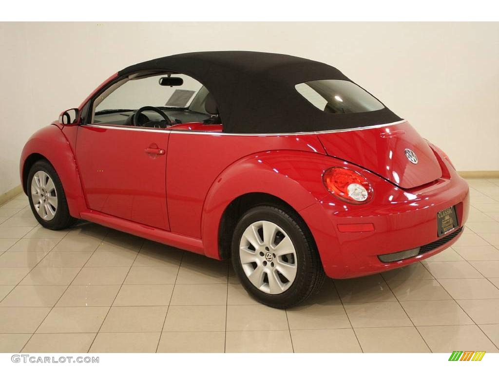 2009 New Beetle 2.5 Convertible - Salsa Red / Black photo #7
