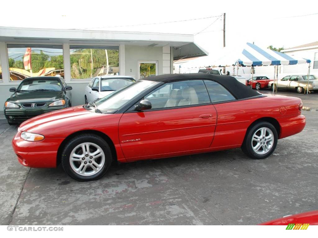 1997 Sebring JXi Convertible - Indy Red / Camel photo #3