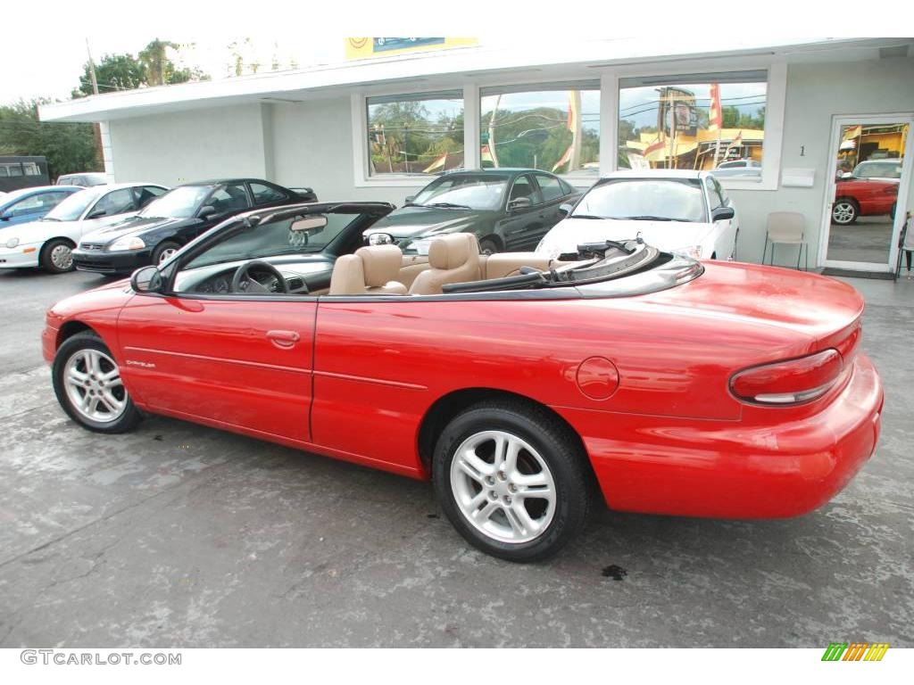 1997 Sebring JXi Convertible - Indy Red / Camel photo #5
