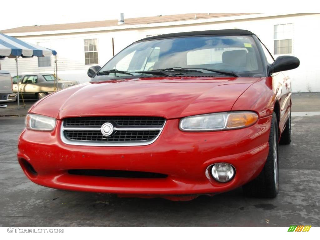 1997 Sebring JXi Convertible - Indy Red / Camel photo #8