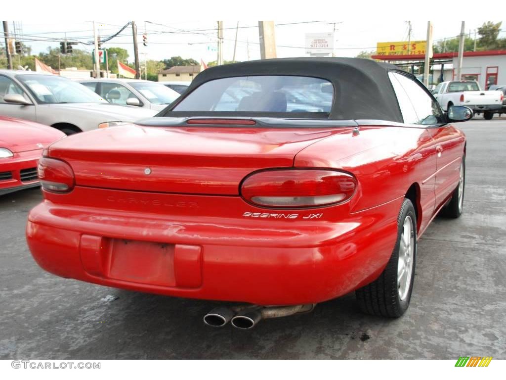 1997 Sebring JXi Convertible - Indy Red / Camel photo #10