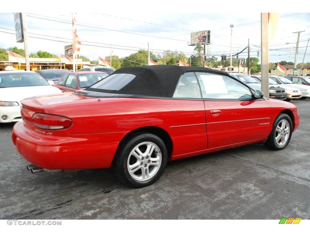 1997 Sebring JXi Convertible - Indy Red / Camel photo #11