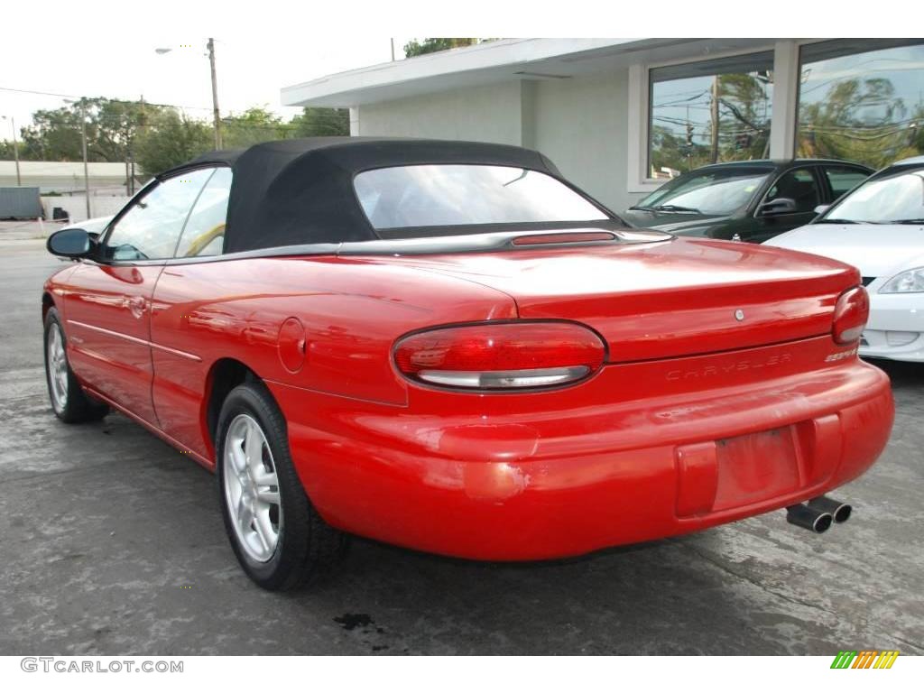 1997 Sebring JXi Convertible - Indy Red / Camel photo #12