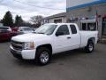 2009 Summit White Chevrolet Silverado 1500 LS Extended Cab 4x4  photo #7