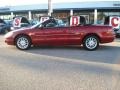 2001 Dark Garnet Red Pearlcoat Chrysler Sebring LXi Convertible  photo #3