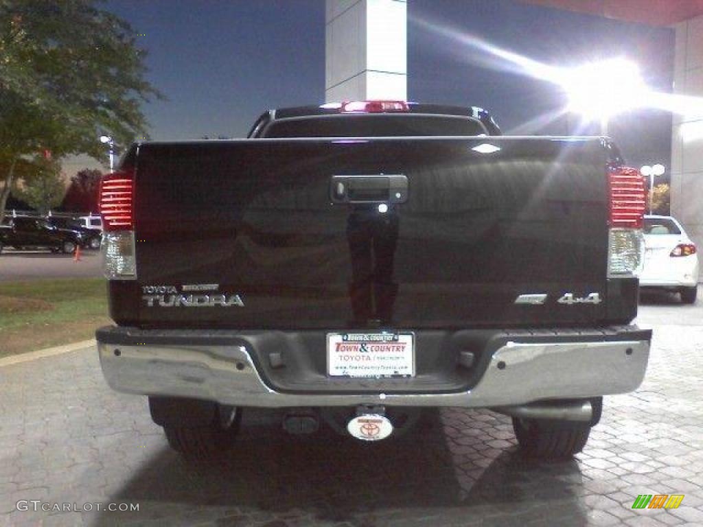 2010 Tundra Platinum CrewMax 4x4 - Black / Graphite Gray photo #4